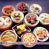 Exclusive Taiwan Tourism Memorial Featured Native Food Snacks Series Refrigerator Magnets