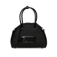 【steve madden】BROMILLY 質感霧面保齡球包(黑色)