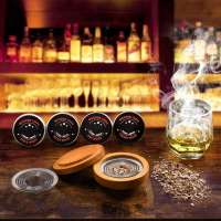 Whiskey Smoker Kit ชุดควันสโมเกอร์เครื่องดื่ม ชุดค็อกเทลค็อกเทลรมควัน พร้อมชิปไม้ ที่กรองควัน สําหรั