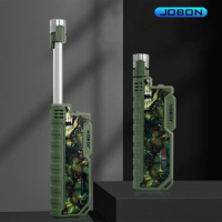 JOBON Retractable Barrel Ignition Gun Inflatable Gas Lighter Metal Welding Gun Barbecue Cooking Candle Outdoor Camping Tool