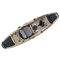 New Penguin-style Foot Power Single Luya Plastic Fishing Boat Kayak Boat Canoe Pedal Boat