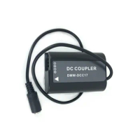 DCC17 Dummy Battery DC Coupler Adaptor replace DMW DCC17 for Panasonic Lumix S5 G9 II G9M2 S5II DC-S5 DC-S5K Camera