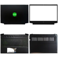 New For HP Pavilion Gaming 15 15-EC TPN-Q229 Laptop LCD Back Cover Front Bezel Upper Palmrest Bottom Base Case Keyboard Hinges