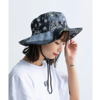 【KIU】日本 抗UV透氣防水漁夫帽 叢林帽 男女適用(85228 Zakka拼布風)