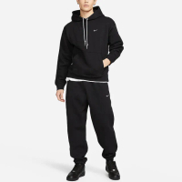 【NIKE 耐吉】AS M NK SOLO SWSH FLC PO HDY 黑 帽T LAB 男 鋪棉(DX1356-010 %)