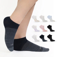 【MarCella 瑪榭】10雙組-FootSpa輕量升級輕護足弓透氣運動船襪(足弓襪/透氣/船襪/運動襪)