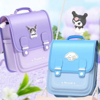 【SANRIO 三麗鷗】三麗鷗卡通系列日式護脊透氣減負兒童書包-庫洛米/大耳狗(平輸品)