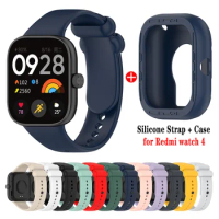 Silicone Strap For Redmi watch 4 Wrist Band Smart Watch Bracelet For Xiaomi Redmi watch 4 Watchbands Silicone Case Accessories