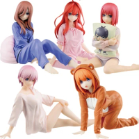 New Nakano Ichika Nino Miku Yotsuba Itsuki Figure Pajamas The Quintessential Quintuplets Anime Action Model Toys Doll