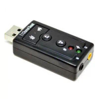 Taffware USB 7.1 Channel Sound Card Adapter Soundcard BM700 BM800