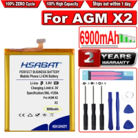 HSABAT 6900mAh Battery for AGM X2 X2 SE