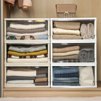 衣櫃 收納 ● 衣服 收納 箱 褲子毛衣嬰兒衣物整理箱透明 衣櫃分層 收納盒 抽屜式