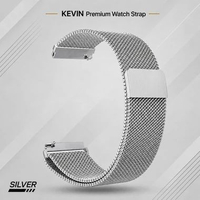 KEVIN Tali Jam Tangan Seiko Prospex Mini Turtle 42.3mm Lug 20mm | Magnetic Strap Milanese Loop silve