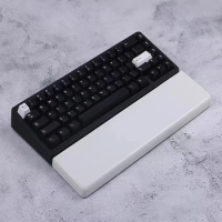 Quartz Palm Rest Mechanical Keyboard Black Customized Wrist Guard Comfortable Marble Rainy75 Mouse Pad Keyboard Game Accessories