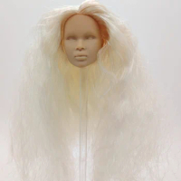 Fashion Royalty Nu.face Yellow Curly Hair Reroot Hungarian Skin Nadja Ryhmes Integrity Blank Face Doll Head