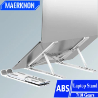 Laptop Holder Desk Stand Plastic ABS Aluminum Alloy Notebook Portable Computer Foldable Bracket Lifting for Macbook Apple Air