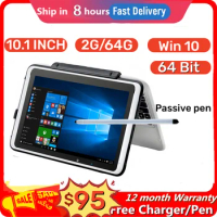 10.1 INCH 2GB LPDDR3+64GB eMMC Windows 10 Pro C1 2in1 Tablet With Keyboard X5-Z8350 1.44GHZ Quad-Core Free Capacitive Pen