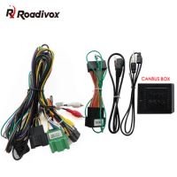 Roadivox Car Audio 16PIN Android Power Cable Adapter With Canbus Box For Chevrolet Cruze Buick Regal Verano Wiring Harness