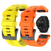 For Garmin Tactix Delta Wrist Strap 26mm QuickFit Silicone Band Correa Fenix 6X 5X Plus Replace Watch band Accessories