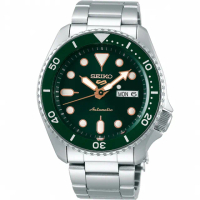 【SEIKO 精工】5 Sports 系列綠水鬼時尚機械錶 618年中慶(4R36-07G0G/SRPD63K1)