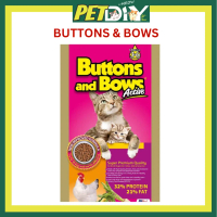 Makanan Kucing Buttons And Bows Active 8kg/ 1kg repack Super Premium Pet Cat Food Chicken cat food B