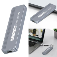 M.2 NVMe SSD Enclosure Solid State Drive Enclosure USB3.2 GEN2*2 20Gbps Portable SSD Box MAX 4TB for Windows Macbook PC