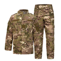 Kids Military Uniform Outdoor Tactical Combat Training Army Suit Boys CP Camouflage Desert Jacket Pants Special Force Costume