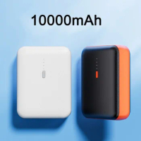 Mini Power Bank 10000mAh Portable Charger Powerbank for iPhone 15 14 Xiaomi 9 Samsung Huawei Fast Charging External Battery Pack