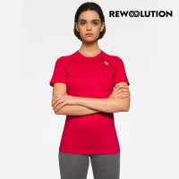 【Rewoolution】女 ALI 190g短袖T恤[三色可選] 義大利品牌 登山必備 羊毛衣 運動上衣 T恤 REBB1WC502