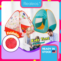 Realeos - เต็นท์ป๊อปอัพเดี่ยวสำหรับเด็ก เล่นบอลในร่มและกลางแจ้ง สนามเด็กเล่น แคมป์ปิ้ง R611