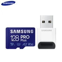 SAMSUNG PRO Plus With Card Reader Flash Micro SD 128GB 4K U3 V30 Memory Card 256GB 512GB TF/SD Card For Phone Drone Camera