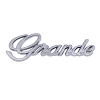 Grand Letters Trunk Badge Emblem Car Sticker Auto Tailgate Decals for Toyota HighLander Alphard Sienna FJCruiser Accessories