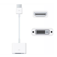 Genuine HDMI to DVI Adapter for Mac mini M1 2020 Mac mini 2018 white HDMI to DVI for apple HDMI to DVI adapter cable 922-9555