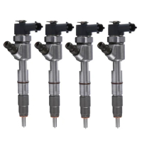 4PCS 0445110537 New Common Rail Diesel Fuel Injector Nozzle For ISUZU JMC Spare Parts Accessories