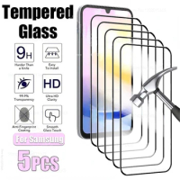 5PCS Full Cover Screen Protector for Samsung A73 A53 A33 A23 5G A21S Tempered Glass for Samsung A52S A32 A22 A12 S21 S20 FE 5G