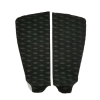 NEW-2Pcs Surfboard Traction Pads EVA Surfing Skimboard Deck Traction Pads Anti-Slip Front Tail Pad