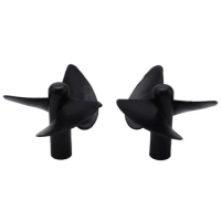 RC Boat Spare Parts Propeller Set for 2011-5 Fishing Tool Bait Boat Fish Finder Ship Part Positive &amp; Reverse Propeller,2 Pcs