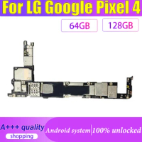 100% Original Full Working Unlocked Motherboard Mainboard Logic Board For LG Google pixel 4 Motherboard 64GB 128GB
