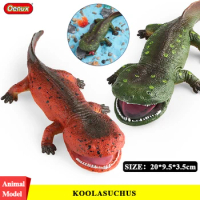 Oenux Prehistoric South Pole Koolasuchus Crocodile Model Action Figures Savage Sea life Animals PVC Collection Education Kid Toy