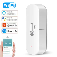 Tuya WiFi Temperature Humidity Sensor Smart Life APP Monitor Smart Home Work With Alexa Google Home No Hub Required