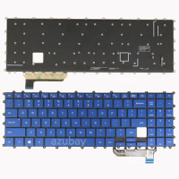 Laptop Backlit Keyboard For Samsung Galaxy Book Flex NP / NT 950QCG, NP950QCG NT950QCG BA59-04428A Blue, No Frame US QWERTY