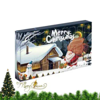 Christmas Advent Calendar with Puzzle Solving Brain Teaser Advent Calendar 24 Days Countdown Calendar for Kids Adults Family