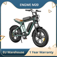 ENGWE-Electric Bike with Dual Batteries for Adult, M20, 2*13Ah, 750W Motor, 45 km/h Max Speed, 100km Max Mileage, 20*4.0 "Fat Ti