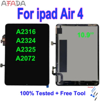Fix2sailing For Apple iPad 6 Air 2 A1567 A1566 LCD Display Touch Screen  Digitizer Sensors Assembly
