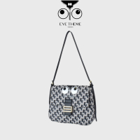 【 EYETHEME CHÍNH HÃNG】Túi Canvas Nắp Gập Công Sở Họa Tiết EY 1899 - Canvas Flap Bag