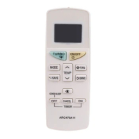 Convenient Remote Control for DAIKIN ARC470A11 ARC470A16 ARC469A5 Air Conditioner Simple Operation, No Codes Required Dropship