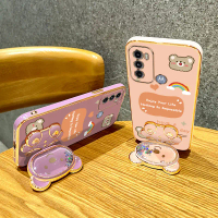 เคสโทรศัพท์ชุบ, ดีไซน์หมีน้อยแสนหวาน, เข้ากันได้กับ Motorola Moto G60, G40F, G62, G60S, G72, G73, G8