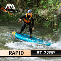 AQUA MARINA RAPID 2.8M Forest Drift Style Surfboard River Course Surfing Stand Up Inflation Paddle Board Fit Whitewater Area