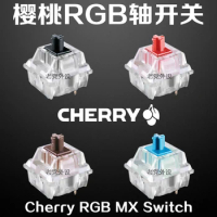 10pcs/pack original Cherry MX RGB switch mechanical keyboard MX switch shaft green red black RGB transparent cover