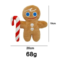Cookie Run Kingdom 20cm Gingerbread Man Pillow Plush Toy Stofftier Baby Stuffed Biscuits Doll Cushion Home Decor Bread Plushie